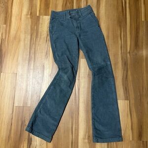 American Eagle Blue Corduroy Pants Kickboot size 2 long